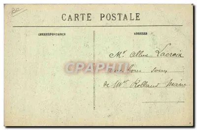Sr. o Prefeito de Confort — traje tradicional — Coleção Villiard, Quimper, n°1703 — Verso