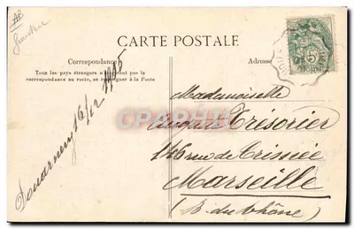 Casados de PLOARÉ — Ao redor de Douarnenez — A Entrada em gavotte — Coleção Villain, Quimper — Verso