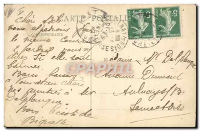 Dreux - Torre do Telégrafo — Ch. Fouennl, editor, Dreux — Verso
