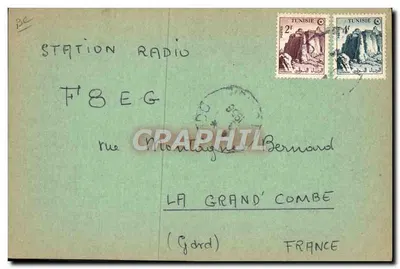 Stazione radio francese in Tunisia — 3V8BX — edizione della stazione — Verso