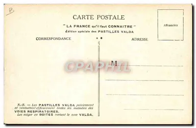 Digne — Cattedrale Antica e Nuova — Digne, Sisteron, Barcelonnette, Castellane, Forcalquier — Edizione speciale Pastilles Valda — Verso