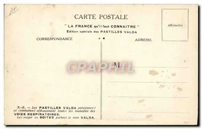 Évreux — Catedral gótica e Igreja de Saint-Thaurin — Edição especial das Pastilhas Valda — Verso
