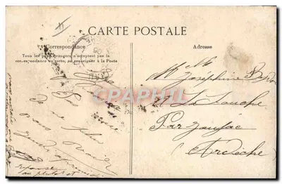 Idylle Champêtre — scena wiejska z parą — wydawca nieznany — Rewers