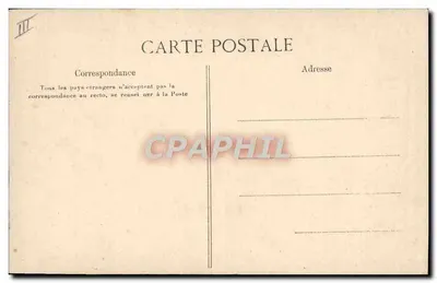 Au Bord de l'Eau — strandscène met twee personen en een boot — E. L. D. — Achterkant