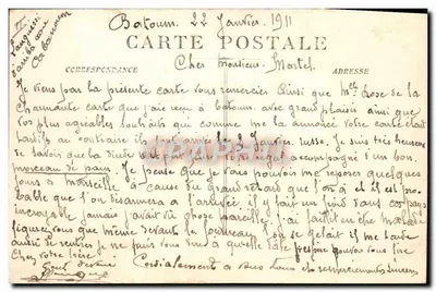 « IONIE » — Em alto mar ao largo do Stromboli — H. Grimaud & C°, Marselha — Verso