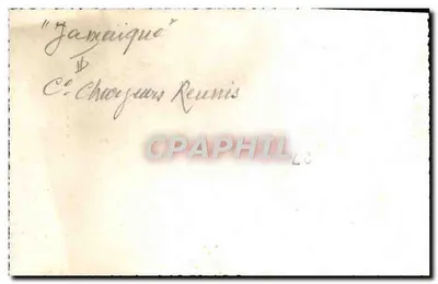 O navio 'Jamaïque' — Compagnie des Chargements Réunis — cerca de 1920 — Verso