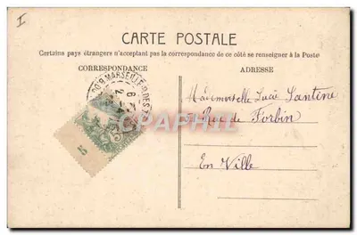 Februari — Boodschapper van de Liefde — M.F. PARIS 626 — Achterkant