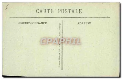 Le Puy-Mary widziany z drogi z Murat do Salers — L'Auvergne Pittoresque — P. i A. Malroux, wyd. — Rewers