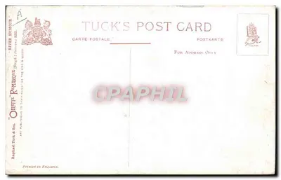 River Humour — A Band of Hope — Tuck's Post Card — Rückseite
