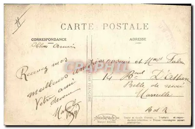Nossos marinheiros (a bordo) — A partida de cartas — A.D. Jarry, n° 1505 — Verso