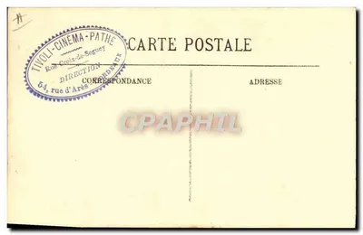 M. TRÉVILLE — portret — Cliché Félix — Rewers