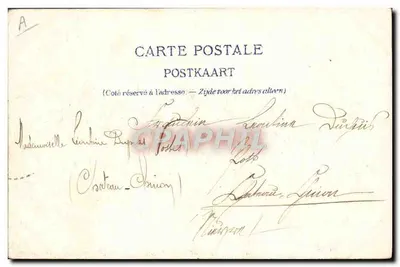 La Moisson — escena de cosecha en Dourday — C.V.C., Bruselas — Reverso