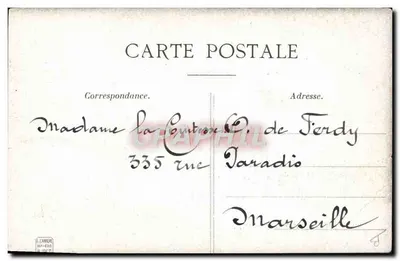 A colheita dos Roins — Série 299 — Editor: E. Carrère — Verso