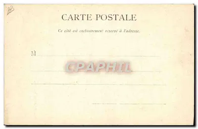 Dorpse cancan — De boeren van Frankrijk — Raphael Tuck & Fils, Parijs, Serie 122-2 — Achterkant