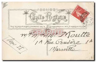 Nascimento de Antoine Lambalai — Paris, 1909 — Editor: Crois-Saint — Verso