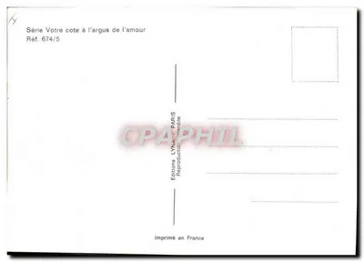 Sua avaliação no guia de amor da revista — 65-75 anos — Edições LYNA, série 674/5 — Verso