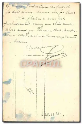 Soldado frustrado — caricatura humorística — H.M.B. n°25 — Verso