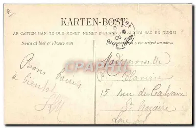 Miłość w Bretanii — Powrót do domu — Materna Recepcja — Wydawca: Karten-Bost — Rewers