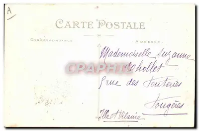 Menina em traje bretão — 'Bretã e Francesa SEMPRE Alemã Nunca !' — Artaur e Nozais, Nantes — Verso