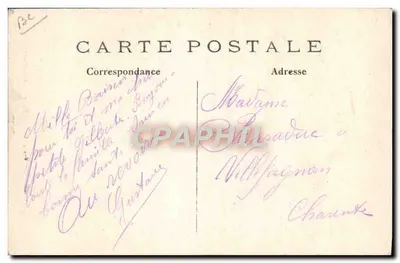 Um telefone — Nas trincheiras — B. B., Amiens — Verso