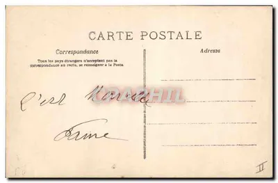 Kleine Mädchen am Telefon — Jahr 1907 — AN Paris Nr. 656 — Rückseite