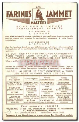 Les Vieilles Provinces de France — L'Île-de-France — Édité par les Farines Jammet — Verso
