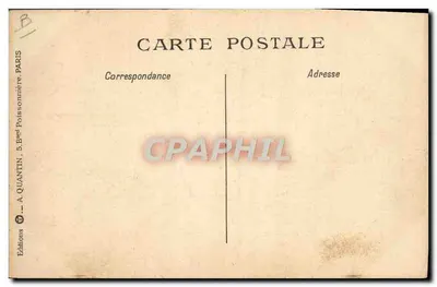 Tarjeta postal del Eure — Editor A. Quantin, París — Reverso