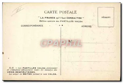 Amiens — Catedral de Amiens — Edição especial das Pastilhas Valda — Verso