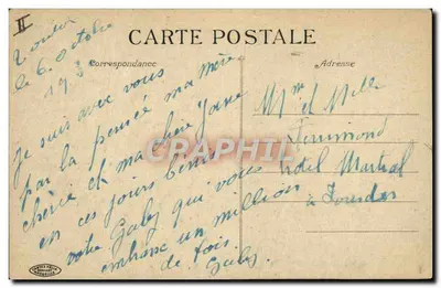 Toulon — Fort Saint-Louis i Jetée — karta pocztowa nr 16, wydawca Cartes Mella — Rewers