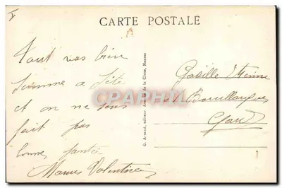 Sète — Stary Port i Fort Richelieu — G. Artaud, Nîmes, nr 68 — Rewers