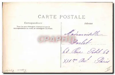 Bebê e menina em um cesto de rosas — A.N. Paris, n°10 — Verso