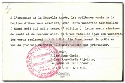 Mulher em maiô — observação militar — S.R.V.I. (Serviço Interdepartamental de Pesquisas e Verificações) n°389 — Verso