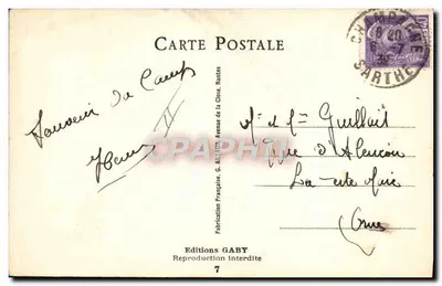 La Revue d'Équipement — karikatura wojskowa — G. Petit, nr 7 — Rewers