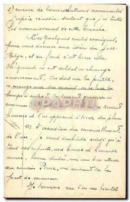 Soldado lavando um cavalo — caricatura humorística — H.M.B. n°28 — Verso