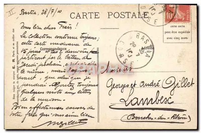 Cenas Militares — Aux Patates ! — E.R., Paris, Modelo depositado n° 44877 — Verso