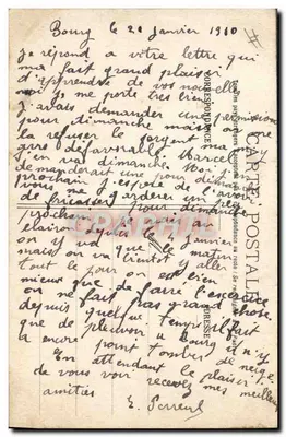 Soldados em licença — A primeira licença !! — E. R. PARIS (Modelo depositado, n° 14.877) — A VIDA MILITAR — Verso