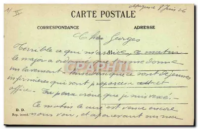 Cenas militares — Escola de Tape-Q — A.P. JERRY 1912 — Verso