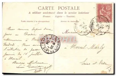 Le Croisic (Loire-Inférieure) — Um lobo do mar croisicais — Héliolyphie Vauges, Nantes, n° L-I 559 — Verso