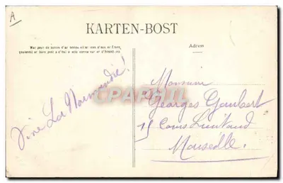 Nonno - Vecchio di Gouézec — Collezione Viraano, Quimper, n°1289 — Verso