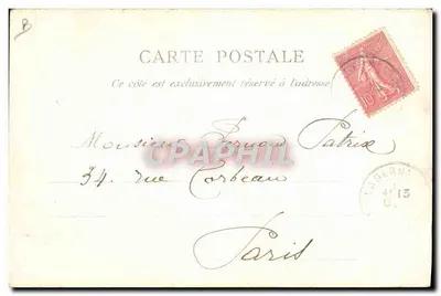 Bretagne — Noces Bretonnes (5 Mariés) — J.-B. Tabahot, Paris, n° 606 — Verso