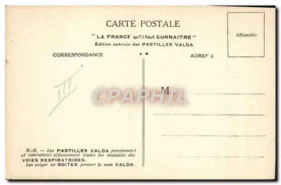 Rennes, Saint-Malo, Fougères, Vitre, Redon — Wydanie specjalne Pastilles Valda — Rewers