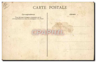 Les Départements : HÉRAULT — Carte illustrée avec l'Anch'Église de Fortified'Agde — Édition de la CHOCOLATERIE D'AIGUEBELLE — Verso