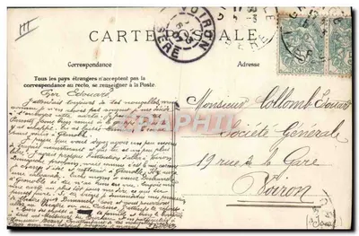 Paturagem de ovelhas — Grenoble — editor não identificado — Verso