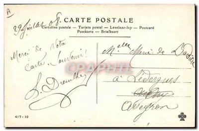La piccola tagliaboschi — La Vita all'Aperto — Repubblica Francese — Verso