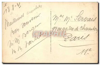 Le Crotoy – Powrót z rybołówstwa – Nowoczesna pocztówka Stiasbourg-Schlichtingheim n°38 — Rewers