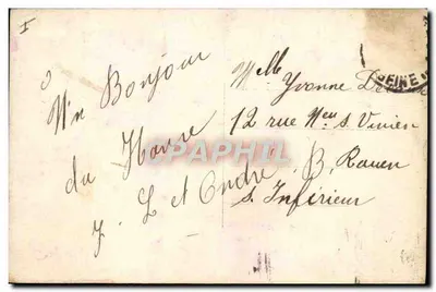 Le Havre — Barques de Pêche dans l'Avant Port — édition TAL.56 — Rewers