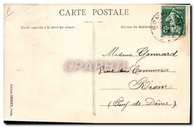 Neugeborenes — Geburtsankündigung — Édition IMBERT, Paris, n°136 — Rückseite