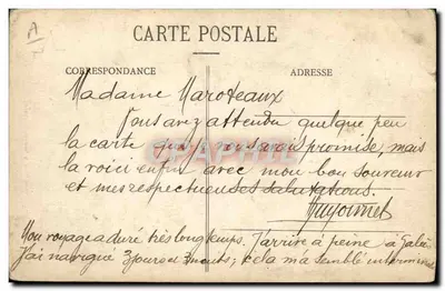 Campagne 1915-17 — Royaume du Cafard, Extrême Sud-Tunisien — éditeur Laplamarie Moderne, A. Houdé (Paris) — Verso