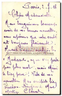 Nénette, Rintintin e Radadou — Porta-Bonheur — R. e C.°, Paris — Verso