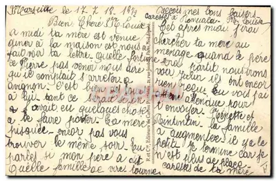 ネネット、リントインとラダドー — ポート・ボンヌール — 東京絵葉書 — 裏面